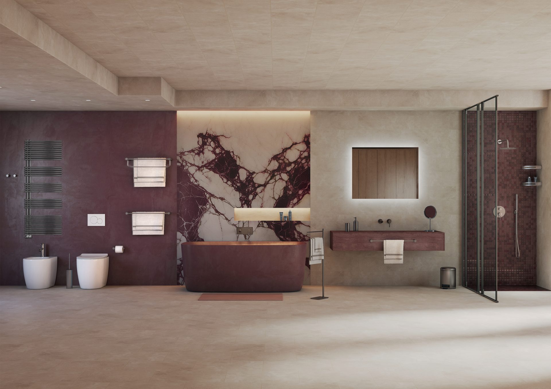 Ambiente baño Gun Metal — Gedy Ibérica
